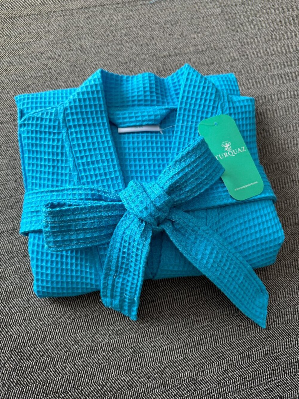Turquoise Turquaz NWT Waffle Weave Bath Robe S/M